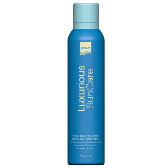 Intermed Luxurious Sun Care Hydrating Antioxidant Mist Face & Body 200ml