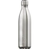 Chilly's Silver Original Stainless Steel Bottle Reusable 0.75lt