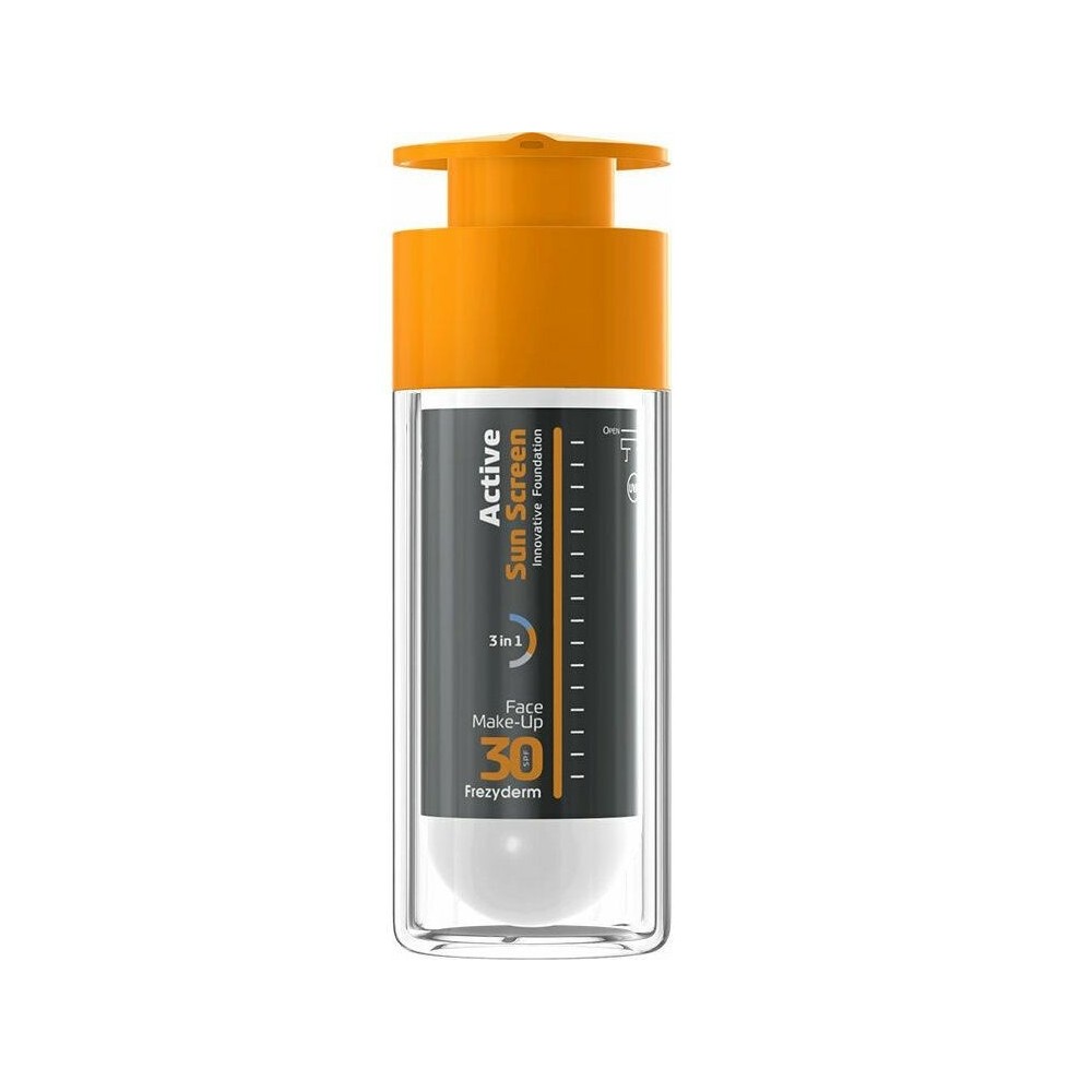 Frezyderm Active Sun Screen Face Foundation Make-Up SPF30 30ml