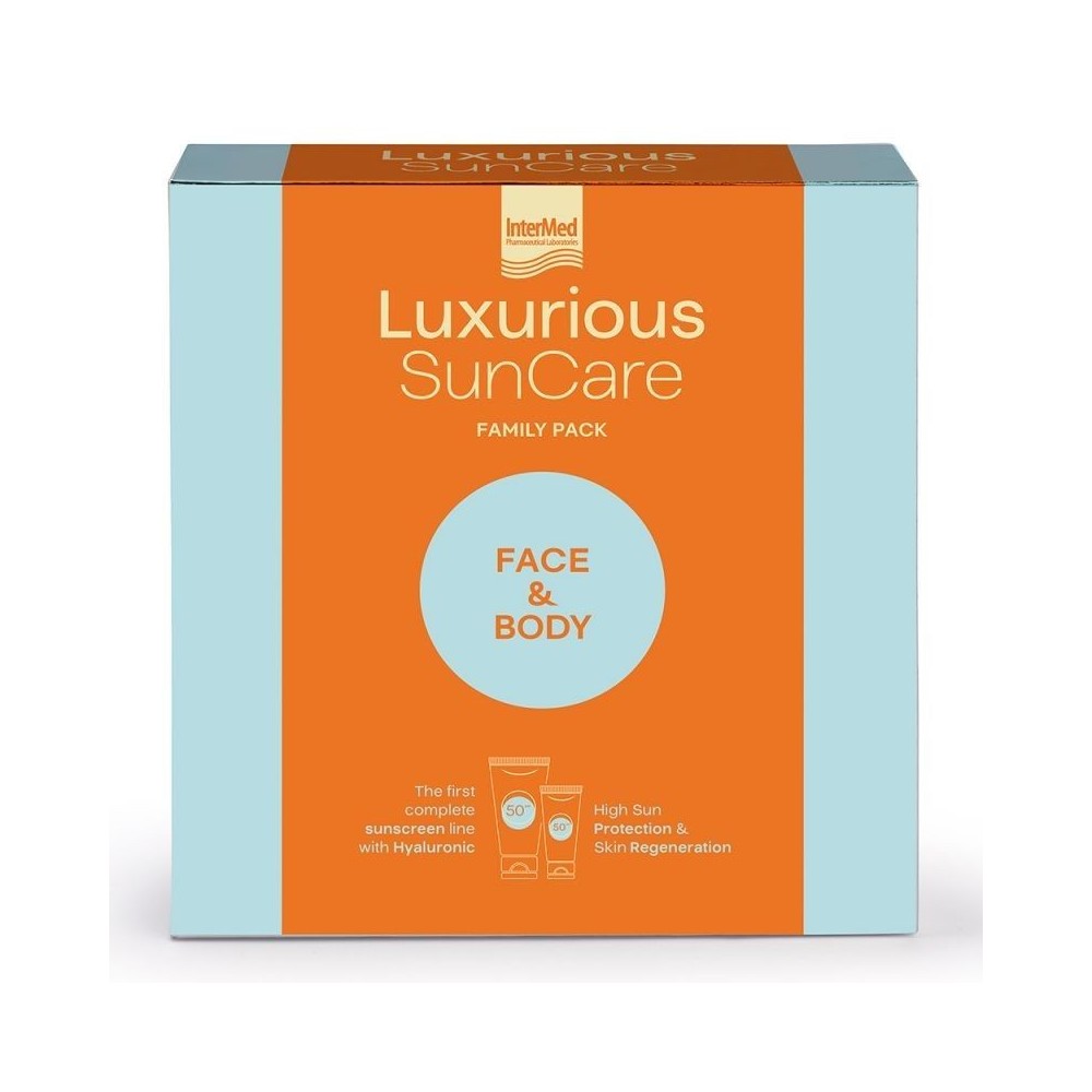 Intermed Luxurious Sun Care Family Pack Face SPF50 & Body SPF50