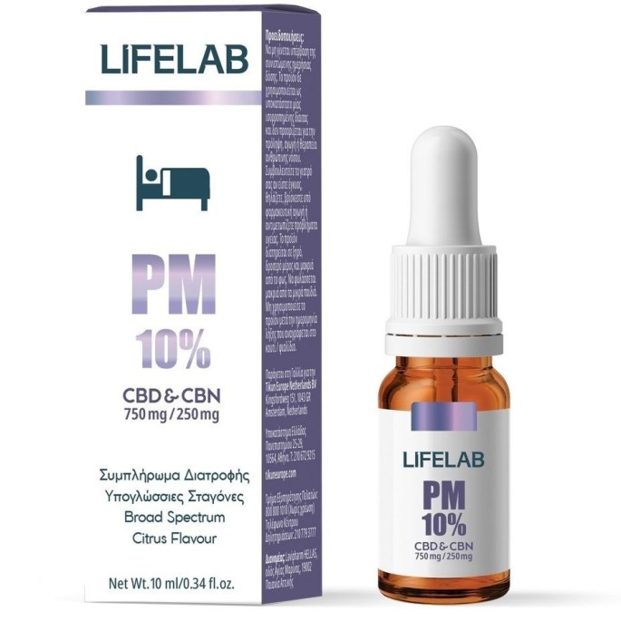 Tikun Lifelab PM 10% CBD & CBN 750mg Citrus flavor 10ml