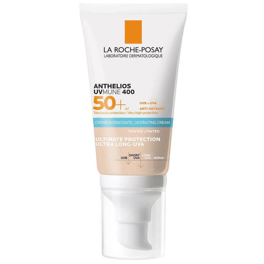 La Roche Posay Anthelios UVMune 400 Creme Hydratante Tinted Αντηλιακή Κρέμα Προσώπου SPF50 με Χρώμα 50ml