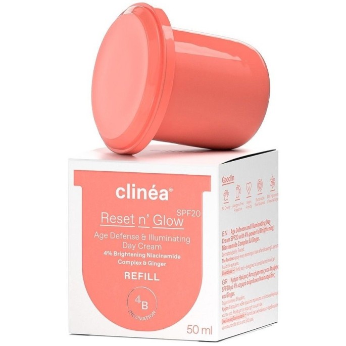 Clinea Reset n' Glow SPF20 Age Defense & Illuminating Day Cream Refill, 50ml
