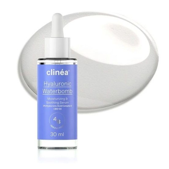 Clinea Hyaluronic Waterbomb Moisturizing & Soothing Serum, 30ml