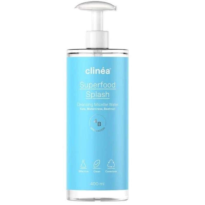 Clinéa Superfood Splash Micellar Water Νερό Καθαρισμού Προσώπου 400ml