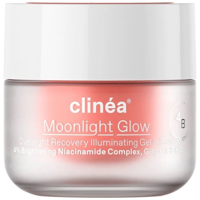 Clinéa Moonlight Glow Gel in Balm Night Cream Κρέμα Νύχτας Λάμψης και Αναζωογόνησης 50ml