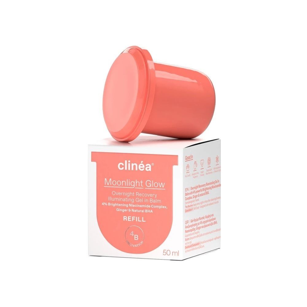 Clinéa Moonlight Glow Gel in Balm Night Cream Refill Κρέμα Νύχτας Λάμψης και Αναζωογόνησης 50ml Ανταλλακτικό