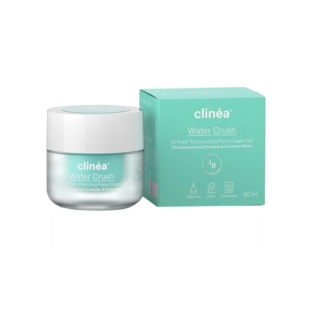 Clinéa Water Crush Face Cream Gel Ενυδατική Κρέμα Τζελ Προσώπου Ελαφριάς Υφής για Κανονικές - Μικτές Επιδερμίδες 50ml