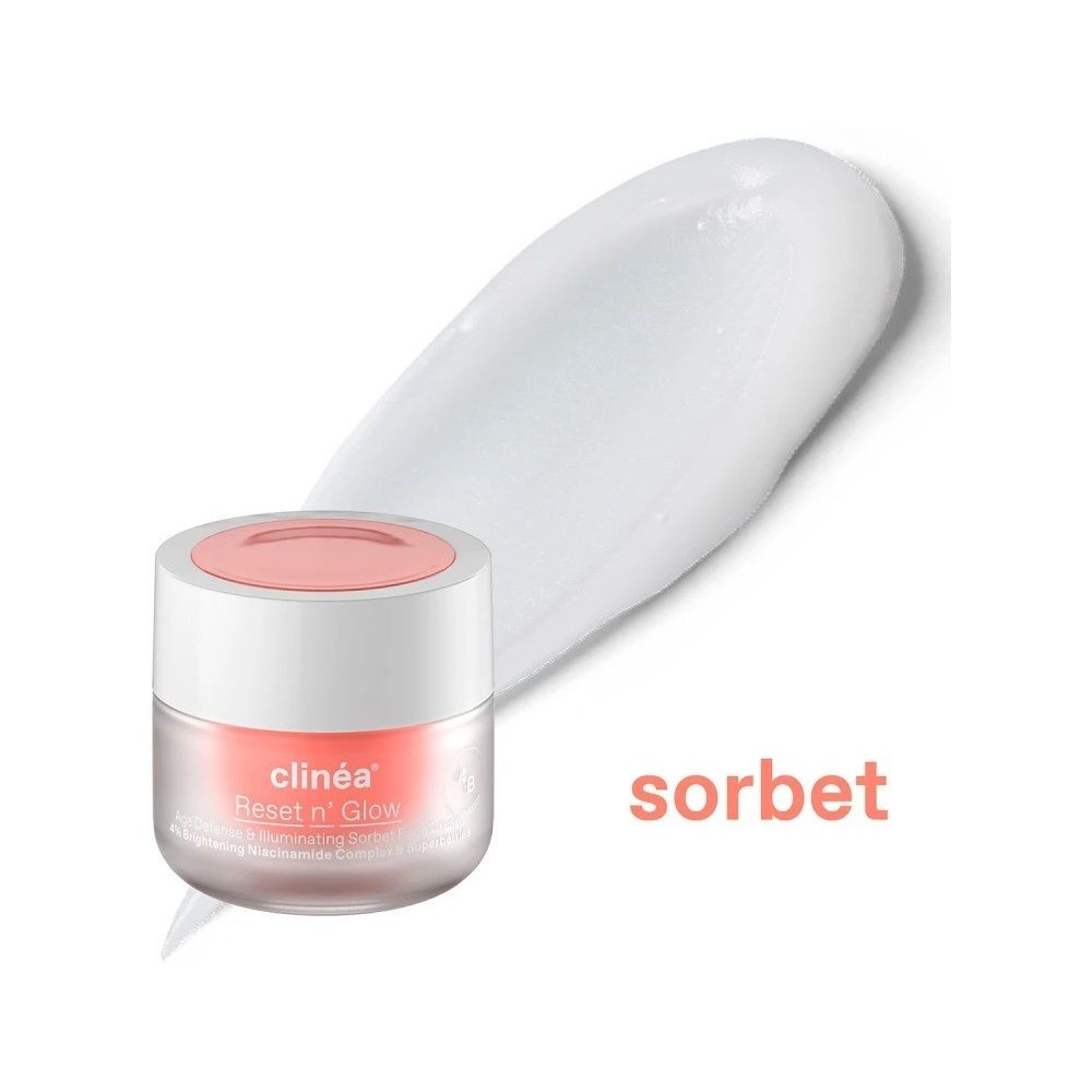 Clinéa Reset n' Glow Age Defence Sorbet Face Cream Κρέμα Προσώπου Αντιγήρανσης & Λάμψης 50ml