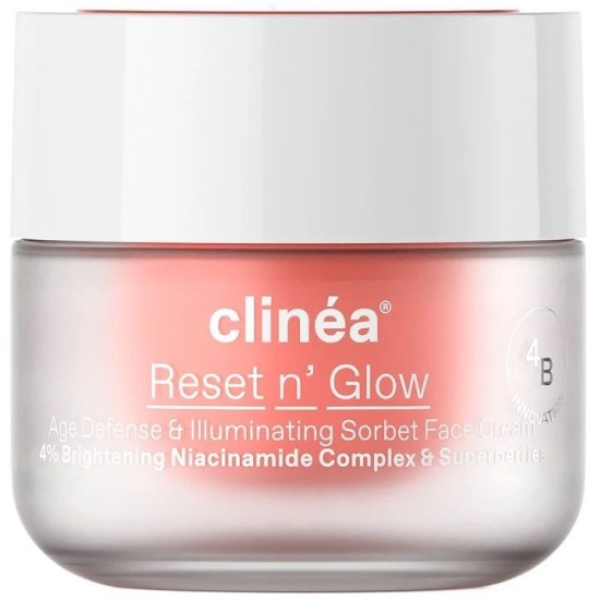 Clinéa Reset n' Glow Age Defence Sorbet Face Cream Κρέμα Προσώπου Αντιγήρανσης & Λάμψης 50ml