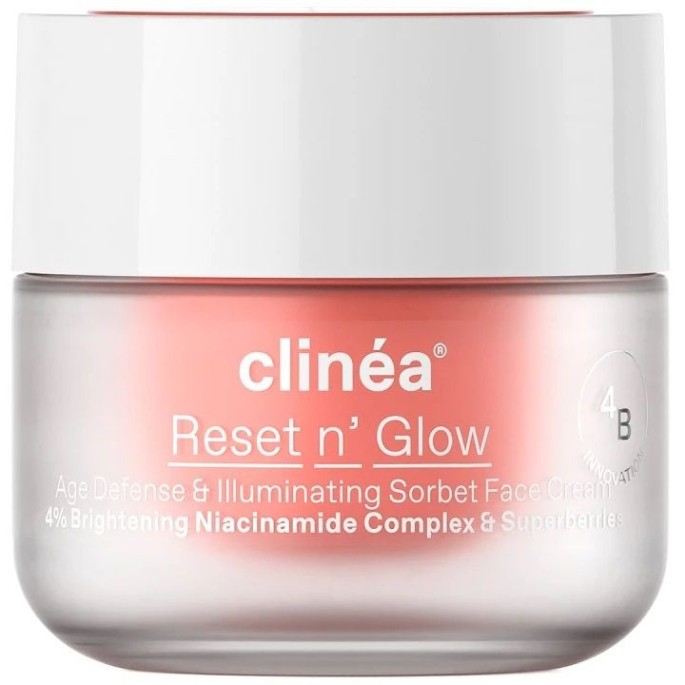 Clinéa Reset n' Glow Age Defence Sorbet Face Cream Κρέμα Προσώπου Αντιγήρανσης & Λάμψης 50ml