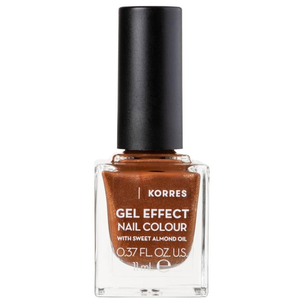 Korres Gel Effect Nail Colour No66 Aegean Bronze 11ml