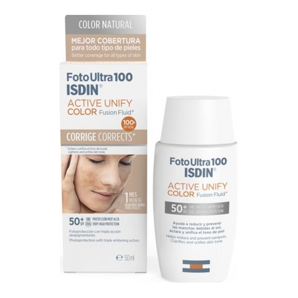 Isdin FotoUltra 100 Active Unify Color Fusion Fluid Αντηλιακή Κρέμα Προσώπου SPF50 50ml