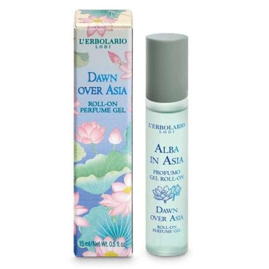 L Erbolario Alba in Asia Perfumed Roll-On 15ml - Εμπνευσμένο από τη χάρη και την αγνότητα του Ινδικού του Λωτού.