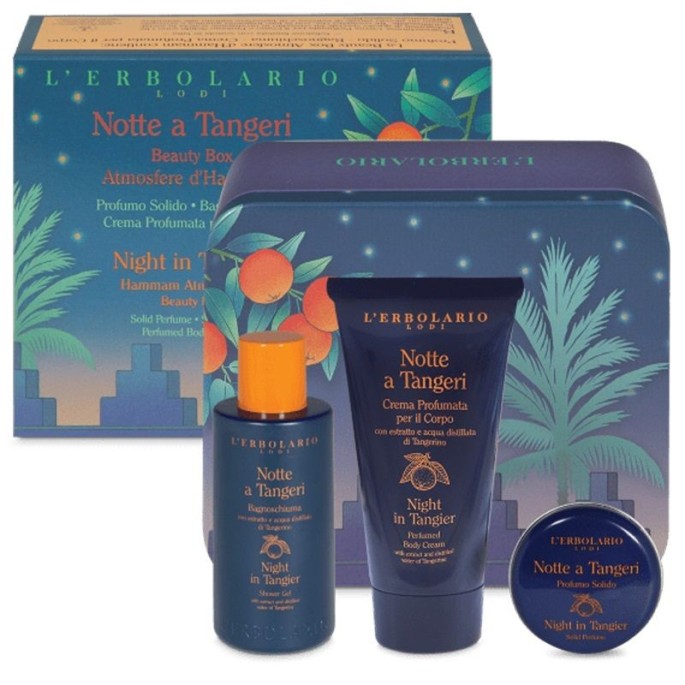 L Erbolario Notte a Tangeri Beauty Box Hammam Atmospheres-Άρωμα 15ml-Αφρόλουτρο 50ml-Κρέμα Σώματος 50ml