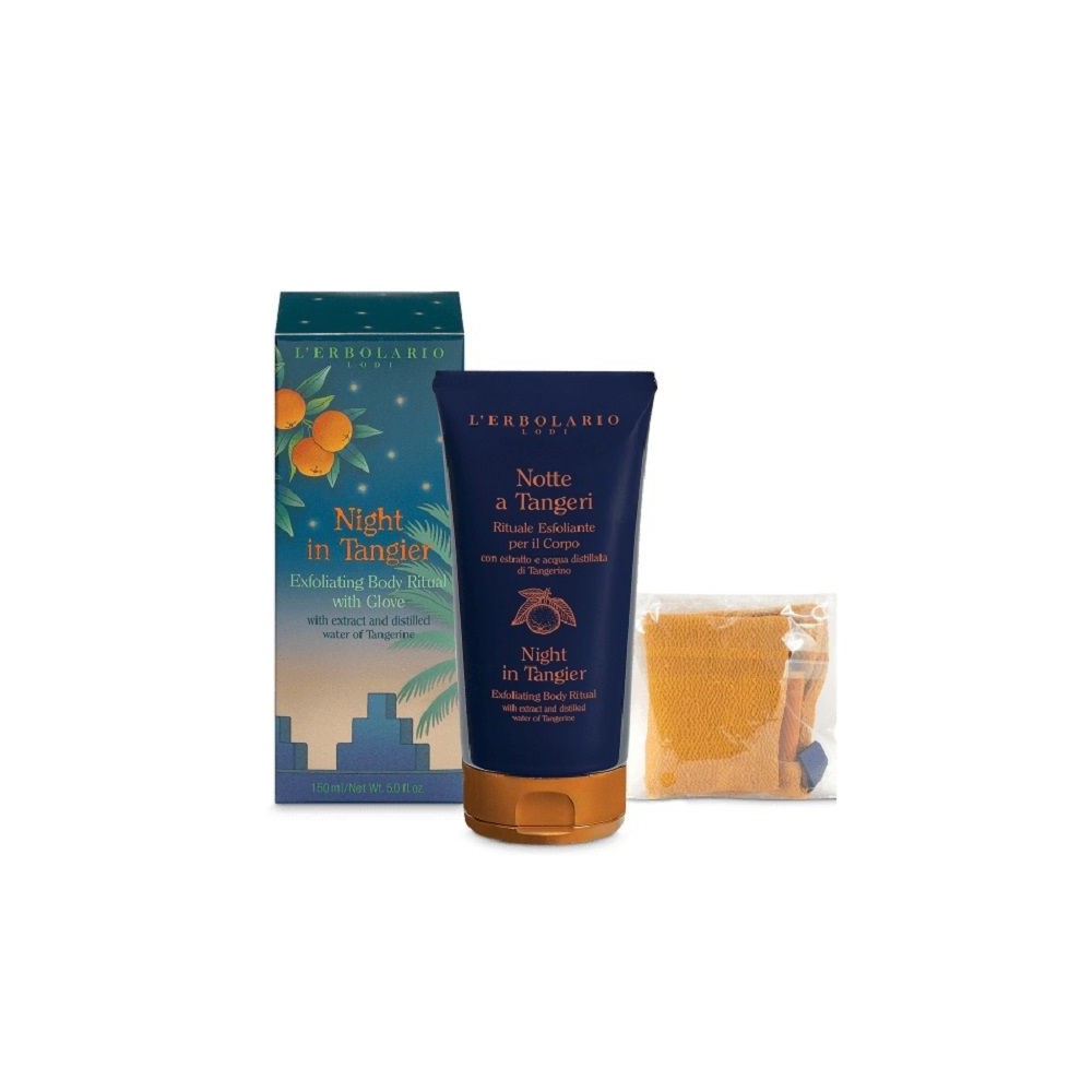 L Erbolario Notte a Tangeri Rituale Esfoliante per il Corpo con Guanto Scrub Σώματος με Γάντι 150ml