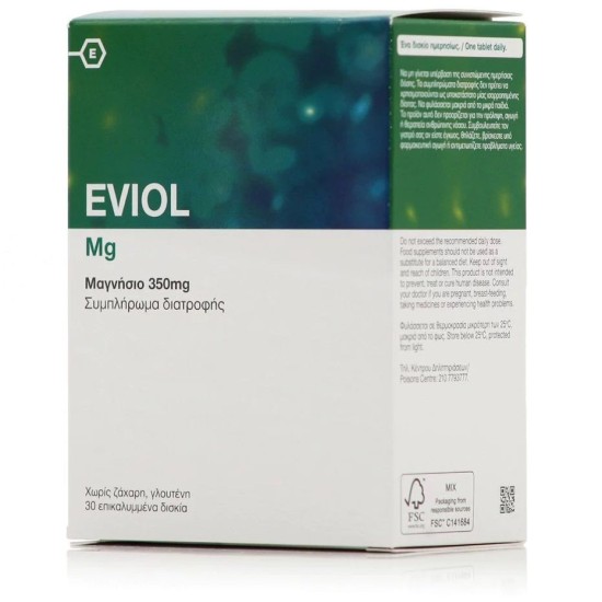 Eviol Mg Magnesium 350mg 30 capsules