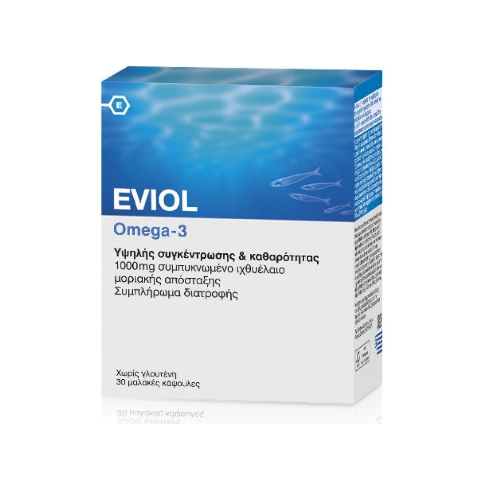 Eviol Omega 3 Fish Oil 1000mg 30 soft capsules