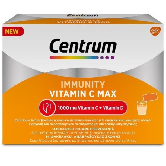 Centrum Immunity Vitamin C Max, 14sachets