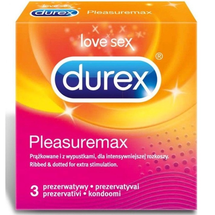 Durex Pleasure Max 3 condoms