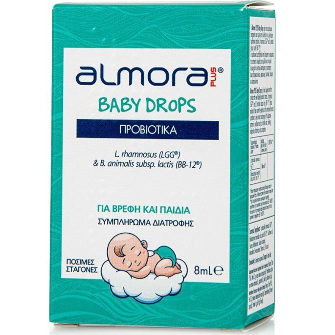 Almora Plus Baby Drops Probiotics, 8ml