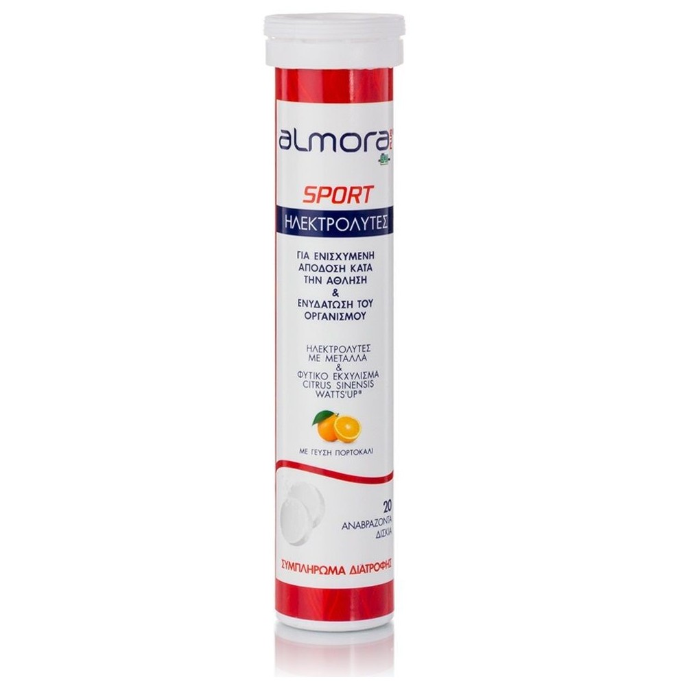 Almora Plus Sport Electrolytes with Orange Flavor, 20eff.tabs