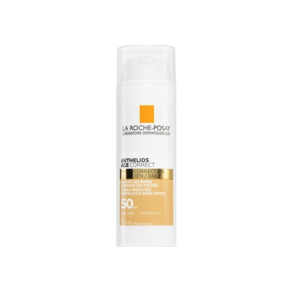 La Roche Posay Anthelios Age Correct Tinted Photocorrection Daily Light Cream Αντηλιακή Αντιγηραντική Κρέμα Προσώπου SPF50, 50ml