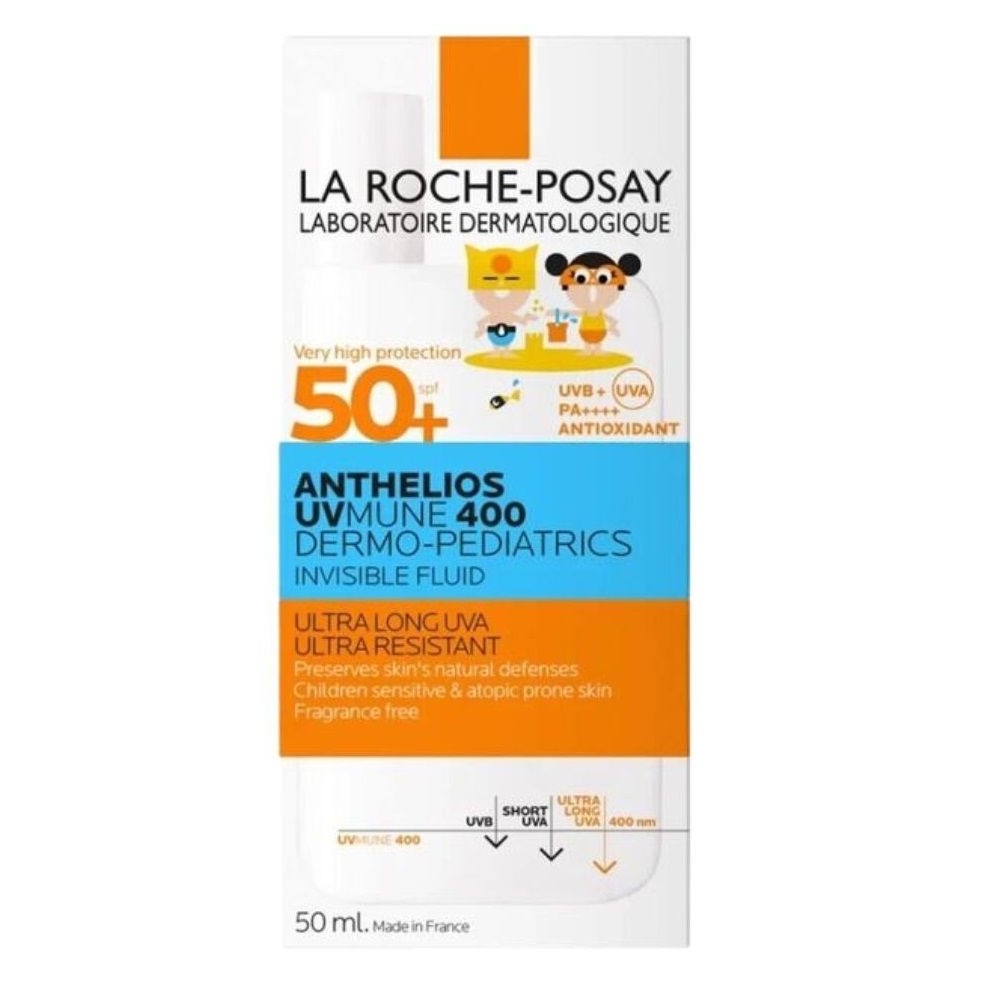 La Roche Posay Anthelios Dermo-Pediatrics UVMUNE 400, Παιδικό Αντηλιακό Με Λεπτόρευστη Υφή SPF50+ 50ml.
