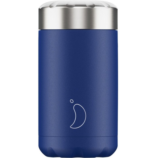 Chilly's Food Pot Reusable 0.5lt Blue