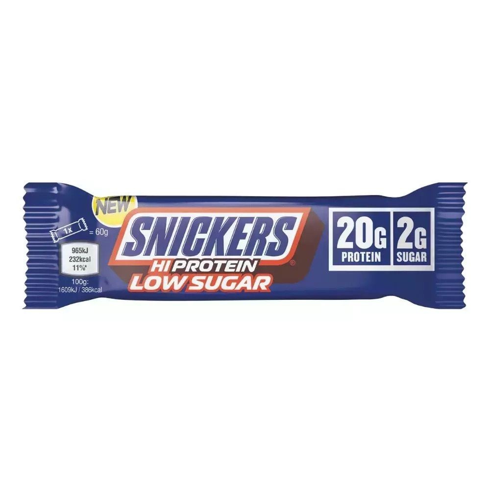 Snickers HiProtein Low Sugar Bar 20gr protein & Milk Chocolate 57gr