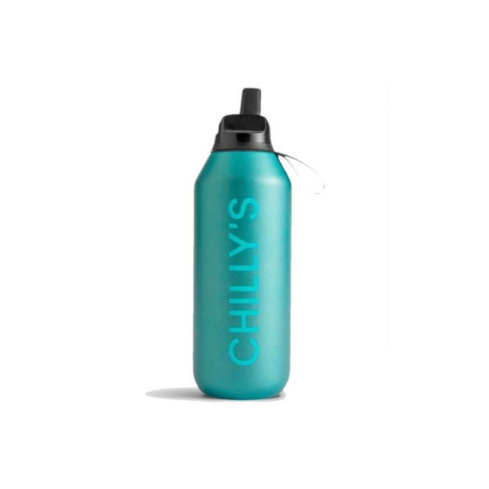 Chilly's Series 2 Sport METALLIC ATLANTIS Μπουκάλι Θερμός με Καλαμάκι 500ml