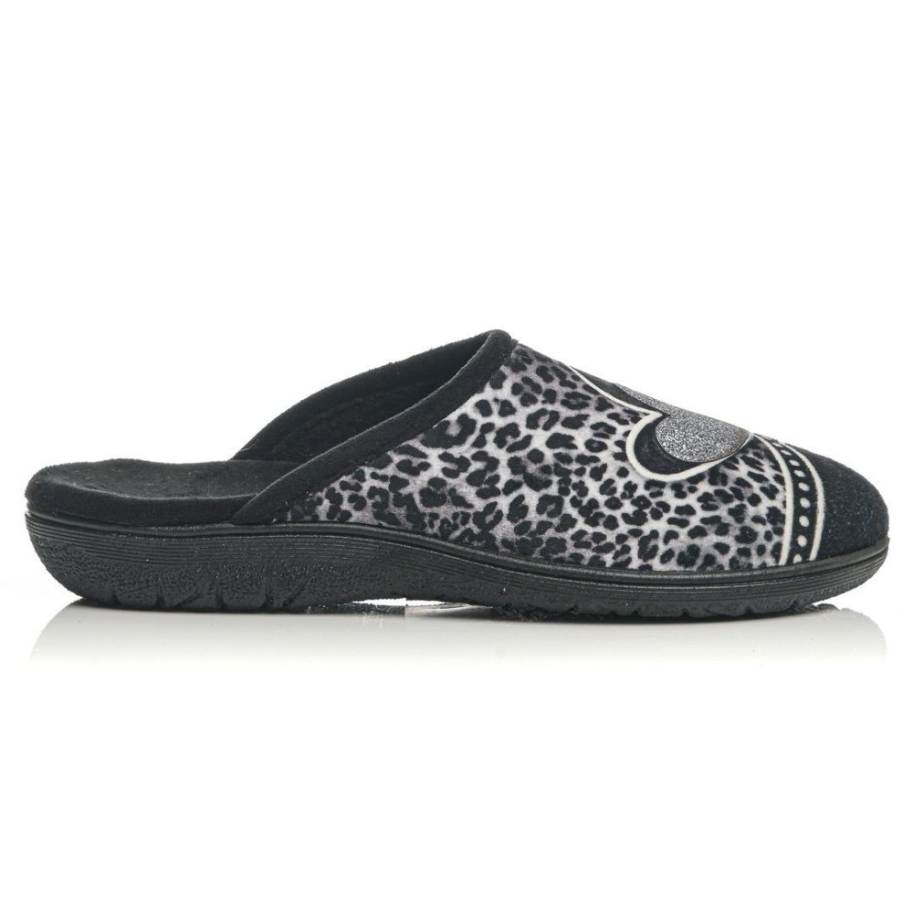Sunshine Women's anatomical slipper 1182 BLACK