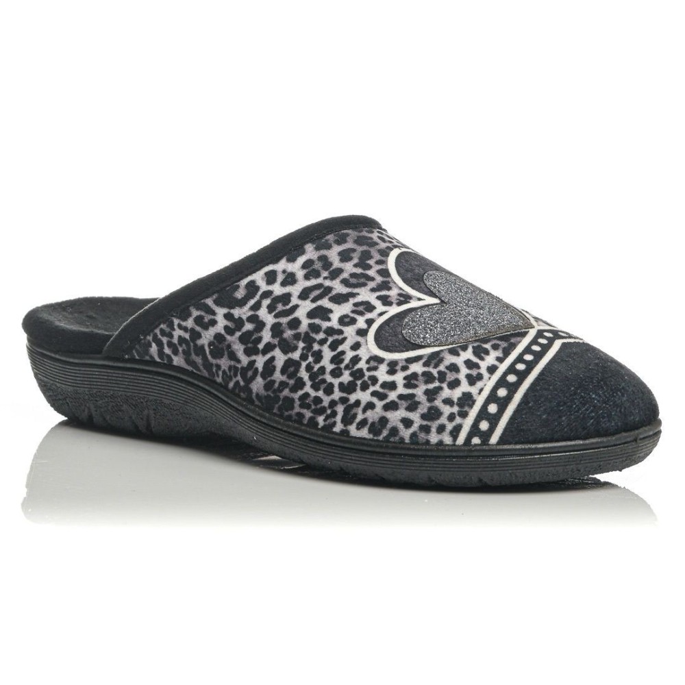 Sunshine Women's anatomical slipper 1182 BLACK