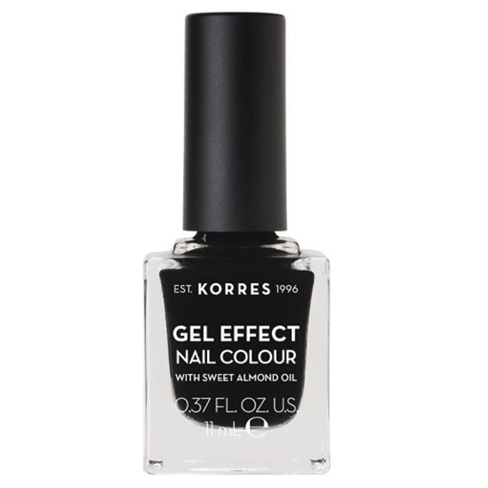 Korres Gel Effect Nail Colour No 100 Black 11ml