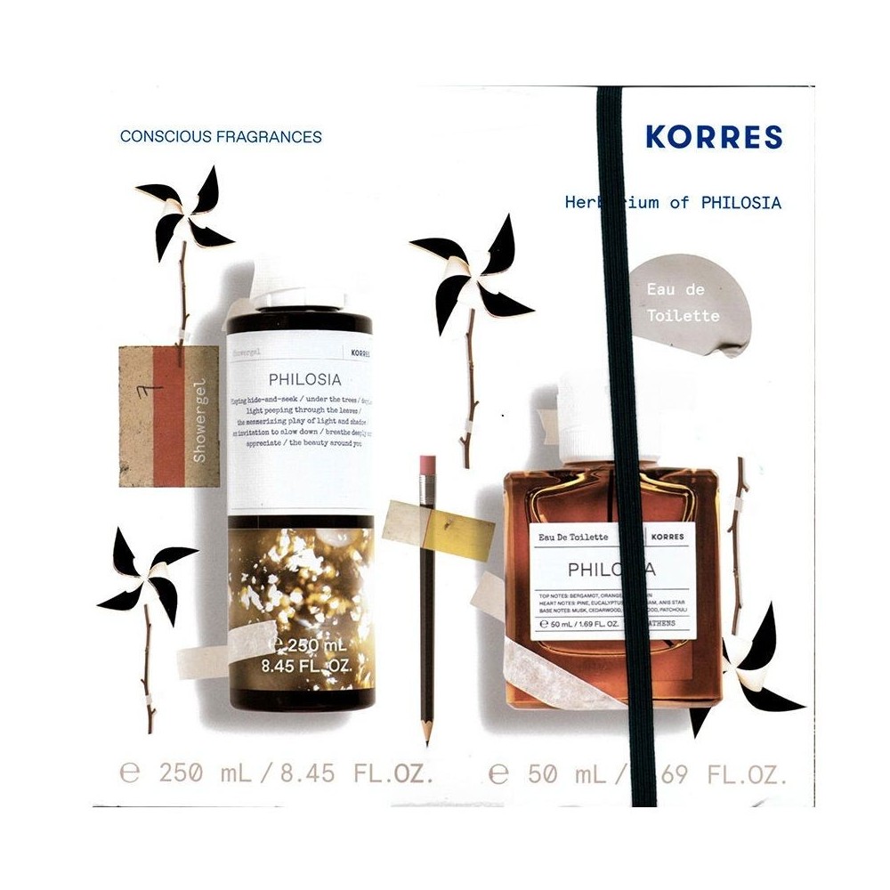 Korres Promo Philosia Αφρόλουτρο, 250ml & Eau De Toilette Γυναικείο Άρωμα, 50ml