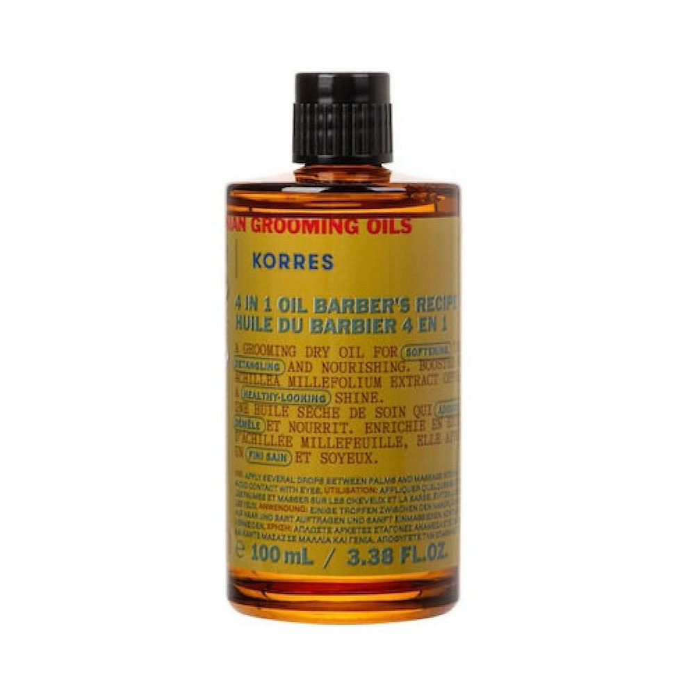 Korres Athenian Grooming 4in1 Ξηρό Λάδι Περιποίησης για Άνδρες, 100ml