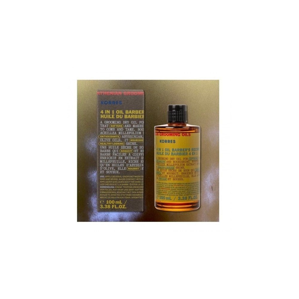 Korres Athenian Grooming 4in1 Ξηρό Λάδι Περιποίησης για Άνδρες, 100ml