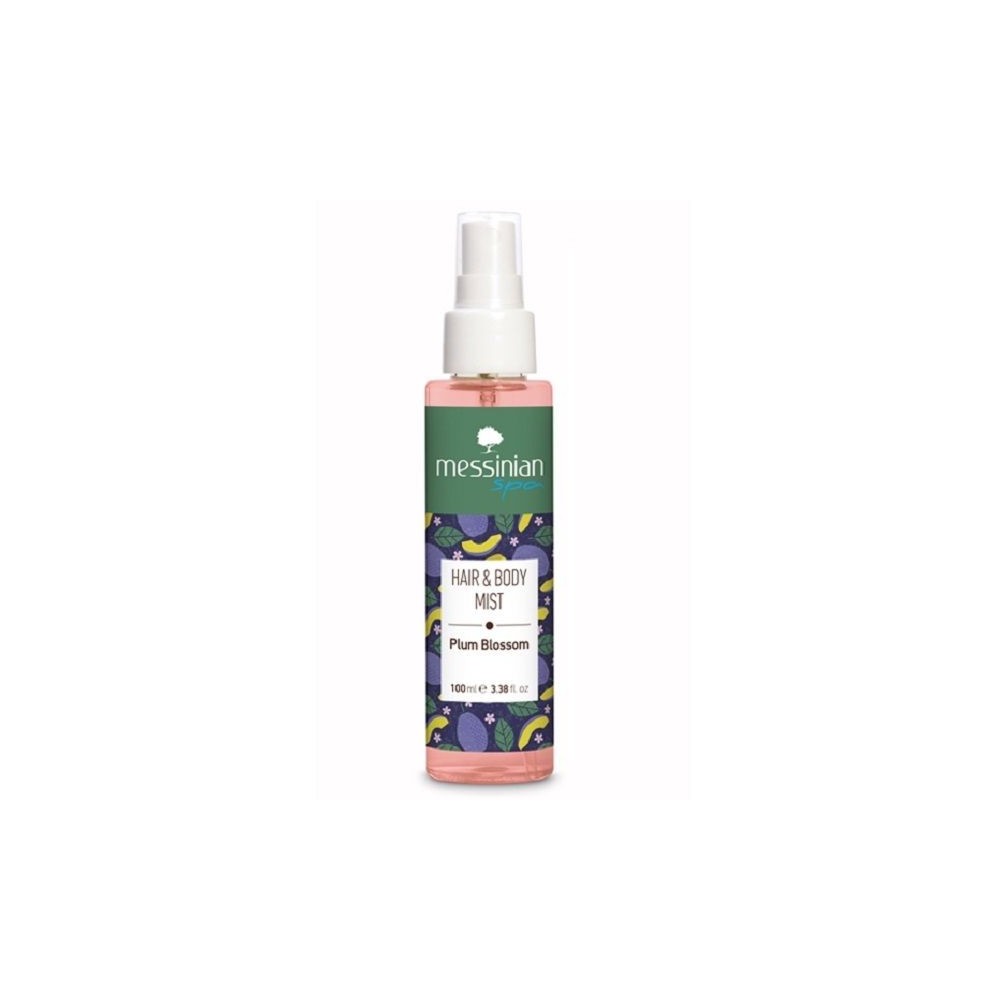 MESSINIAN SPA Hair & Body Mist Plum Blossom 100ml ΑΝΘΗ ΔΑΜΑΣΚΗΝΙΑΣ