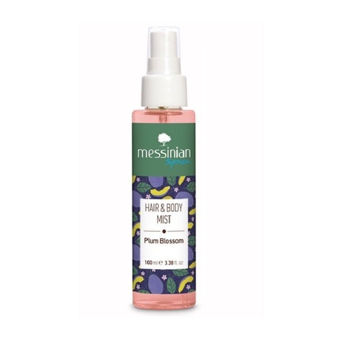 MESSINIAN SPA Hair & Body Mist Plum Blossom 100ml ΑΝΘΗ ΔΑΜΑΣΚΗΝΙΑΣ