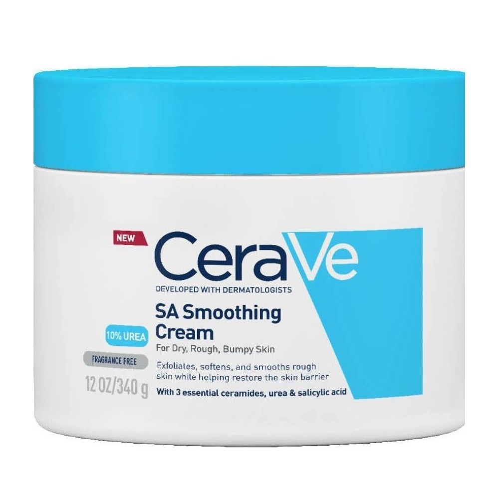 CeraVe SA Smoothing Κρέμα Ανάπλασης Σώματος με Ουρία για Ξηρές Επιδερμίδες 340gr