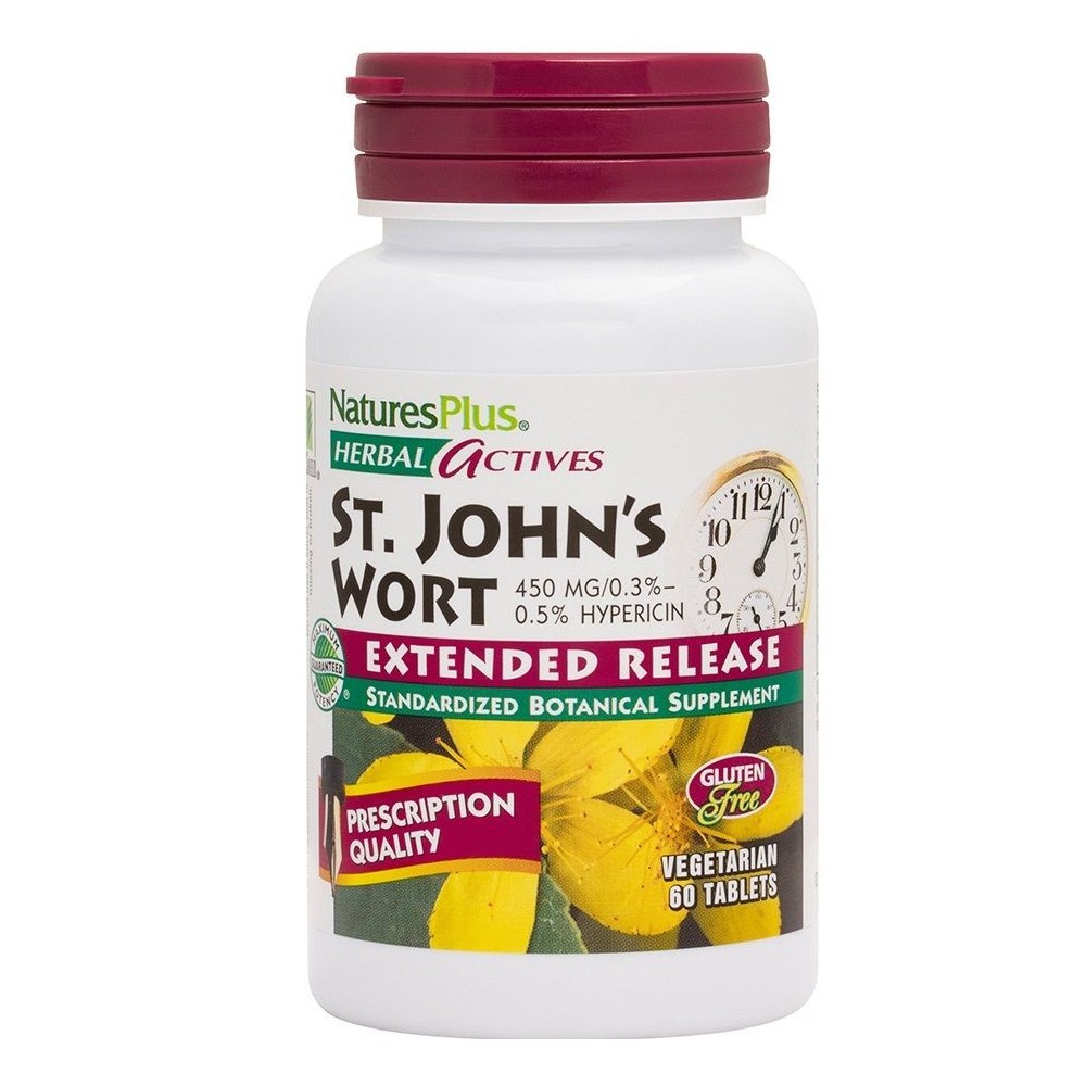 Nature's Plus St. John's Wort extended release 60 tabs