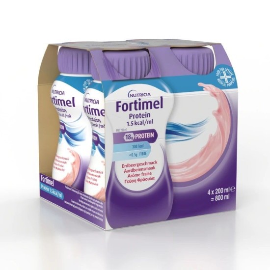 Nutricia Fortimel Extra 4 x 200ml Strawberry