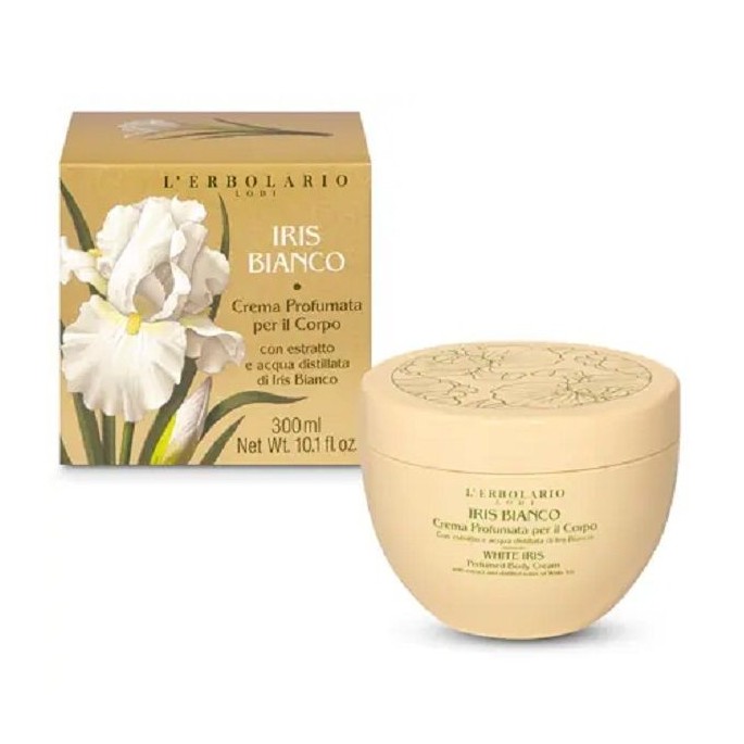 L' Erbolario Iris Bianco Body Cream 300ml