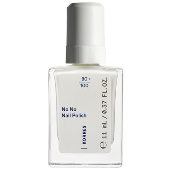 Korres No No Gloss Βερνίκι Νυχιών Μακράς Διαρκείας 02 Milky White 11ml