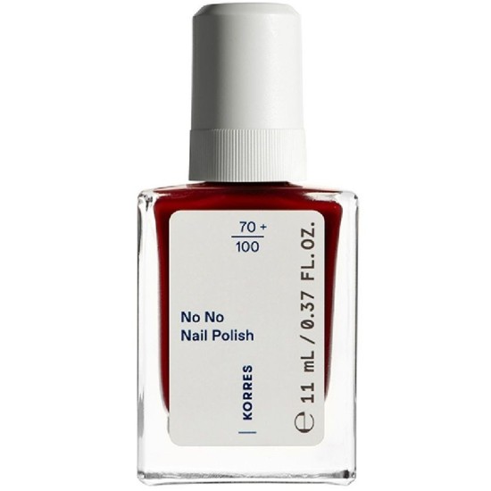 Korres No No Gloss Βερνίκι Νυχιών Μακράς Διαρκείας 57 Wine Red 11ml