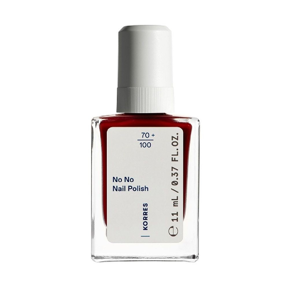 Korres No No Gloss Βερνίκι Νυχιών Μακράς Διαρκείας 57 Wine Red 11ml