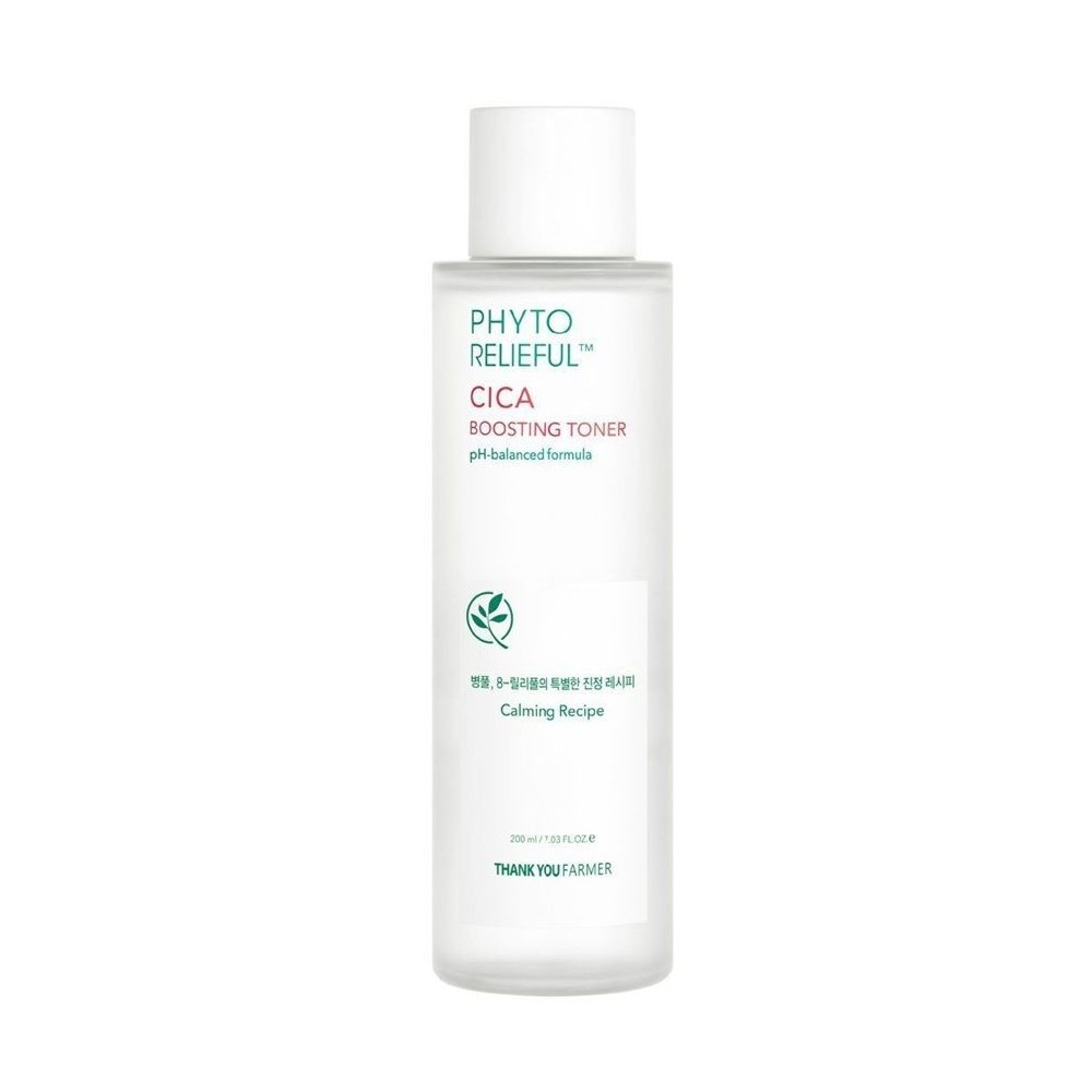 Thank You Farmer Phyto Relieful Cica Boosting Toner Υγρό Τόνωσης Προσώπου για Ευαίσθητες Επιδερμίδες 200ml