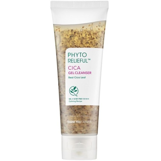Thank You Farmer Phyto Relieful Cica Gel Gel Καθαρισμού Προσώπου & Ματιών για Ακνεϊκές Επιδερμίδες 120ml