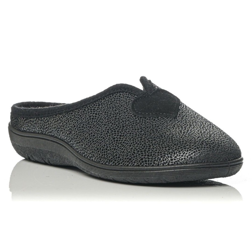Sunshine Γυναικεία ανατομική παντόφλα 1185 Black