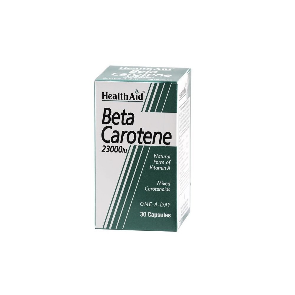 Health Aid Beta-Carotene ΒΗΤΑ ΚΑΡΟΤΙΝΗ 23000 i.u 30 caps